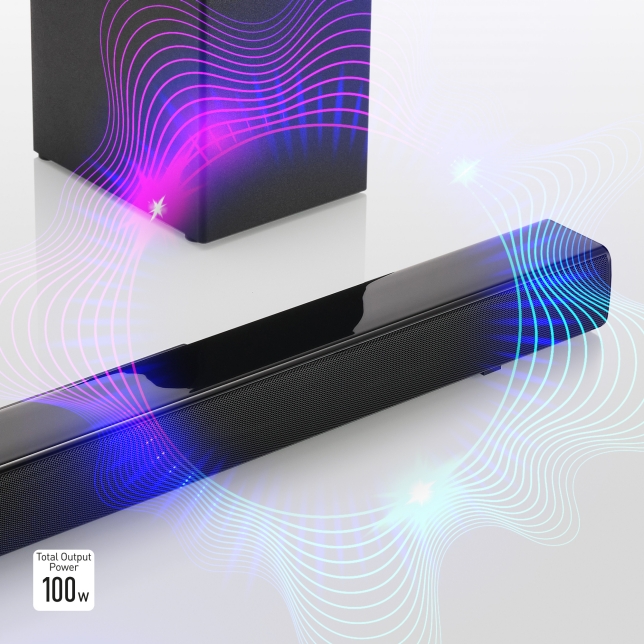 Παρουσιάζει το soundbar